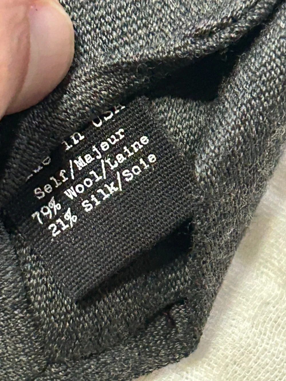 Rag & Bone Sword Tie Wool Silk
